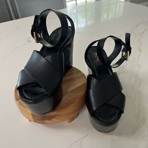Black Platform Sandals